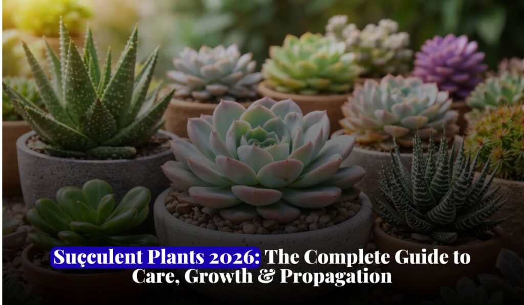 Suçculent Plants 2026: The Complete Guide to Care, Growth & Propagation