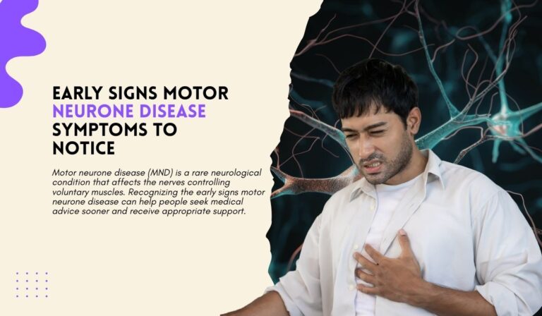 early signs motor neurone