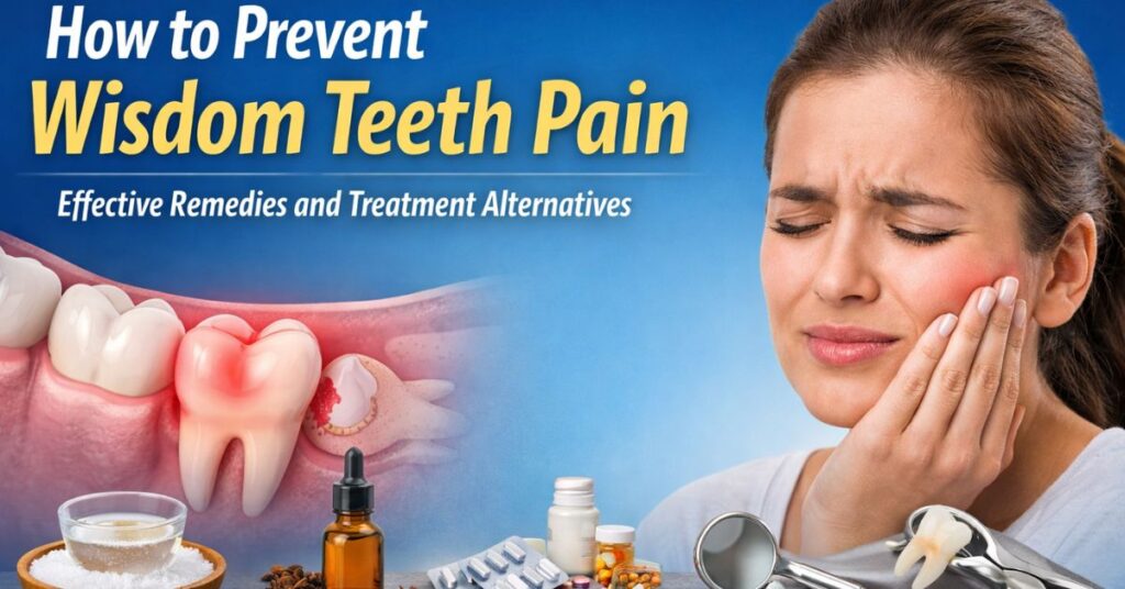How to prevent wisdom teeth pain: effective remedies and treatment alternatives.